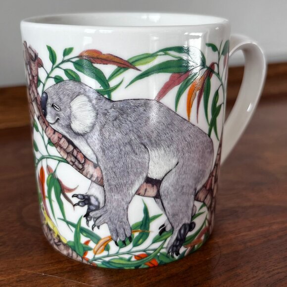 Australian Fine China Wildlife Koala Mug "Stuffed Again" Priscilla Parker Wright - Picture 1 of 10